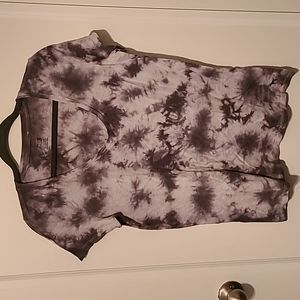 PINK Tie Dye V Neck T-Shirt